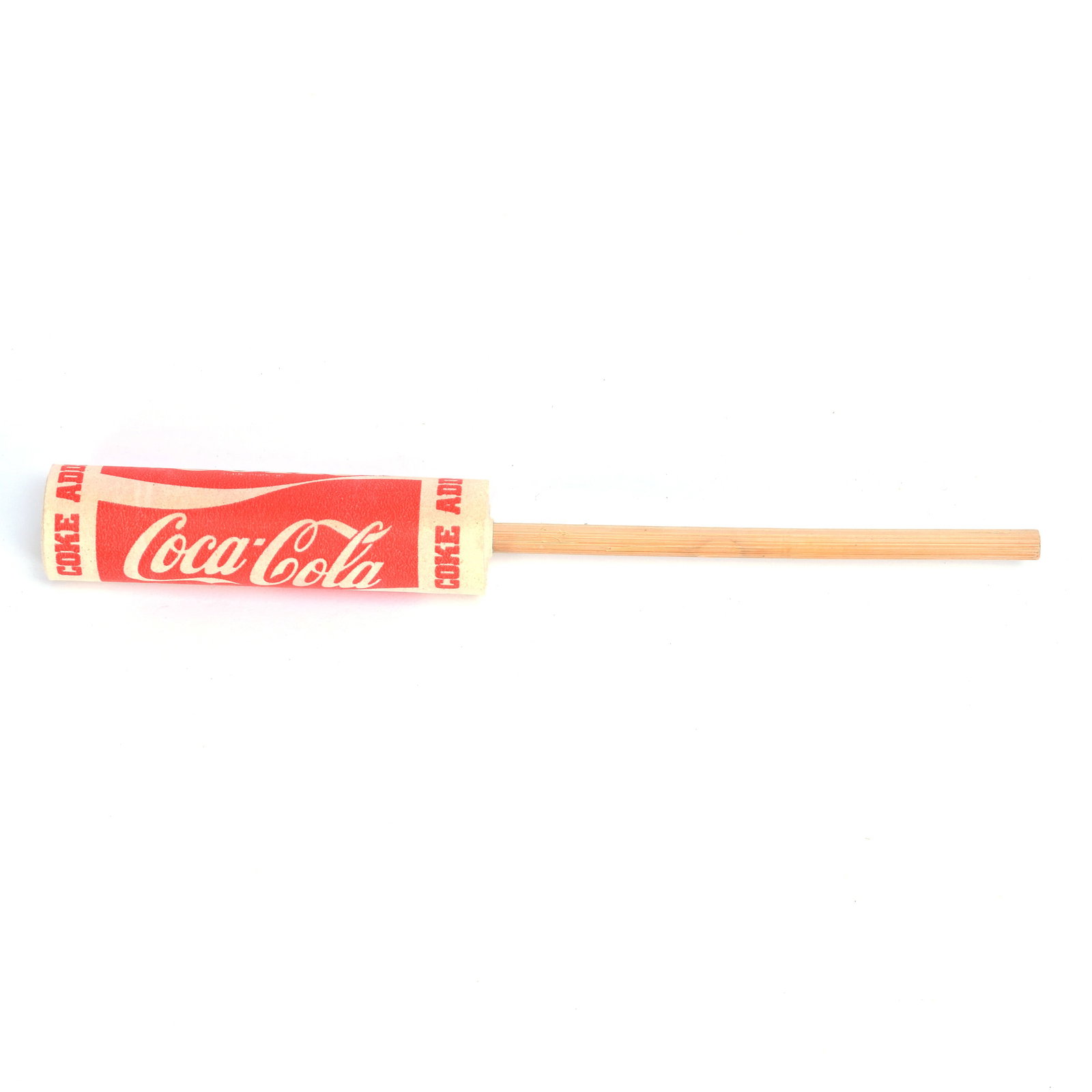 Coca-Cola Paper Flyers, Rolled On Stick: Coca-Cola Paper Flyers, Rolled On Stick, 2.5" x 7.5" x 5.5" Box, Complete Box Full Of Approximately (36) Flyers, Kansas Private Collection.