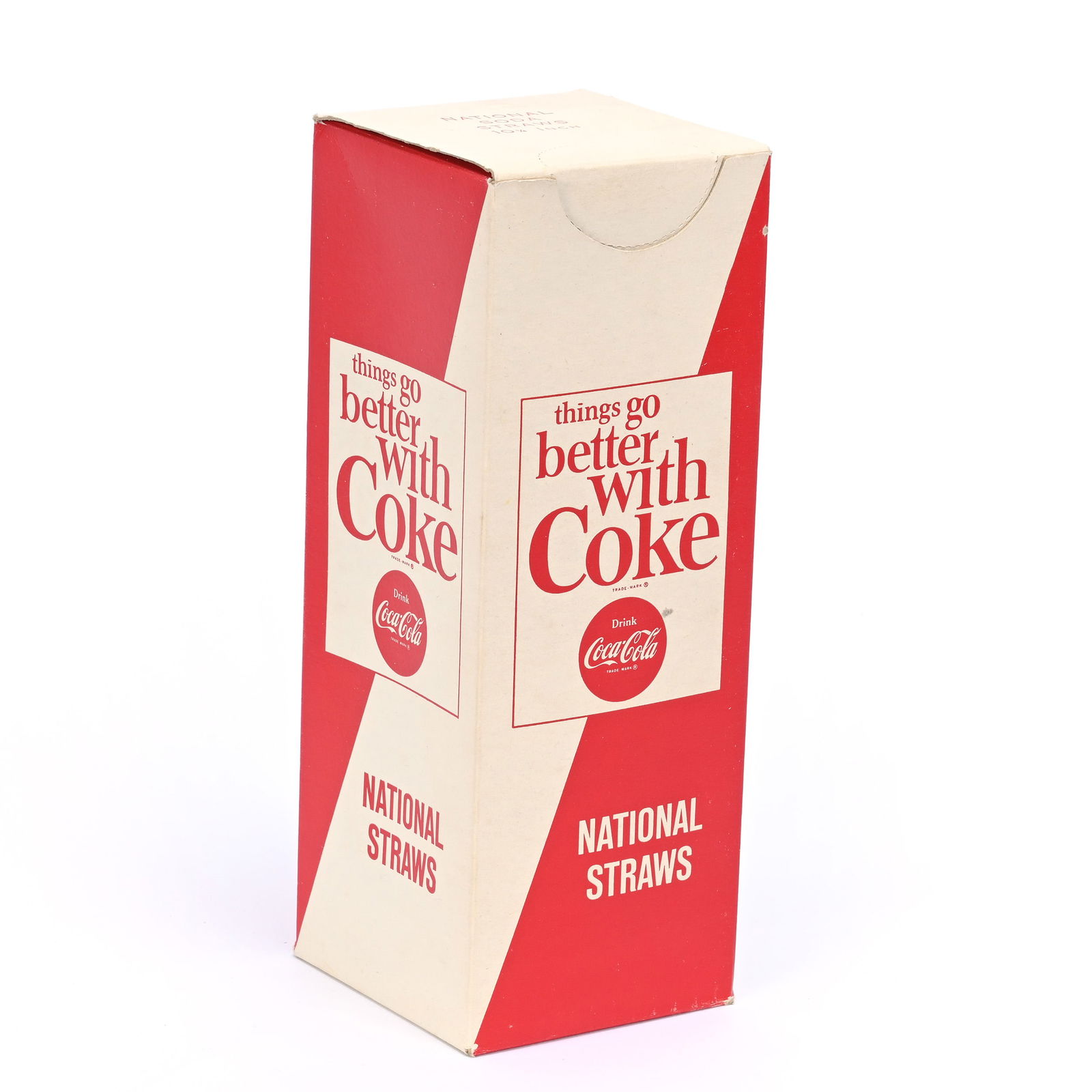 Coca-Cola Full Box Of Straws, 1964, Original (1 of 3)