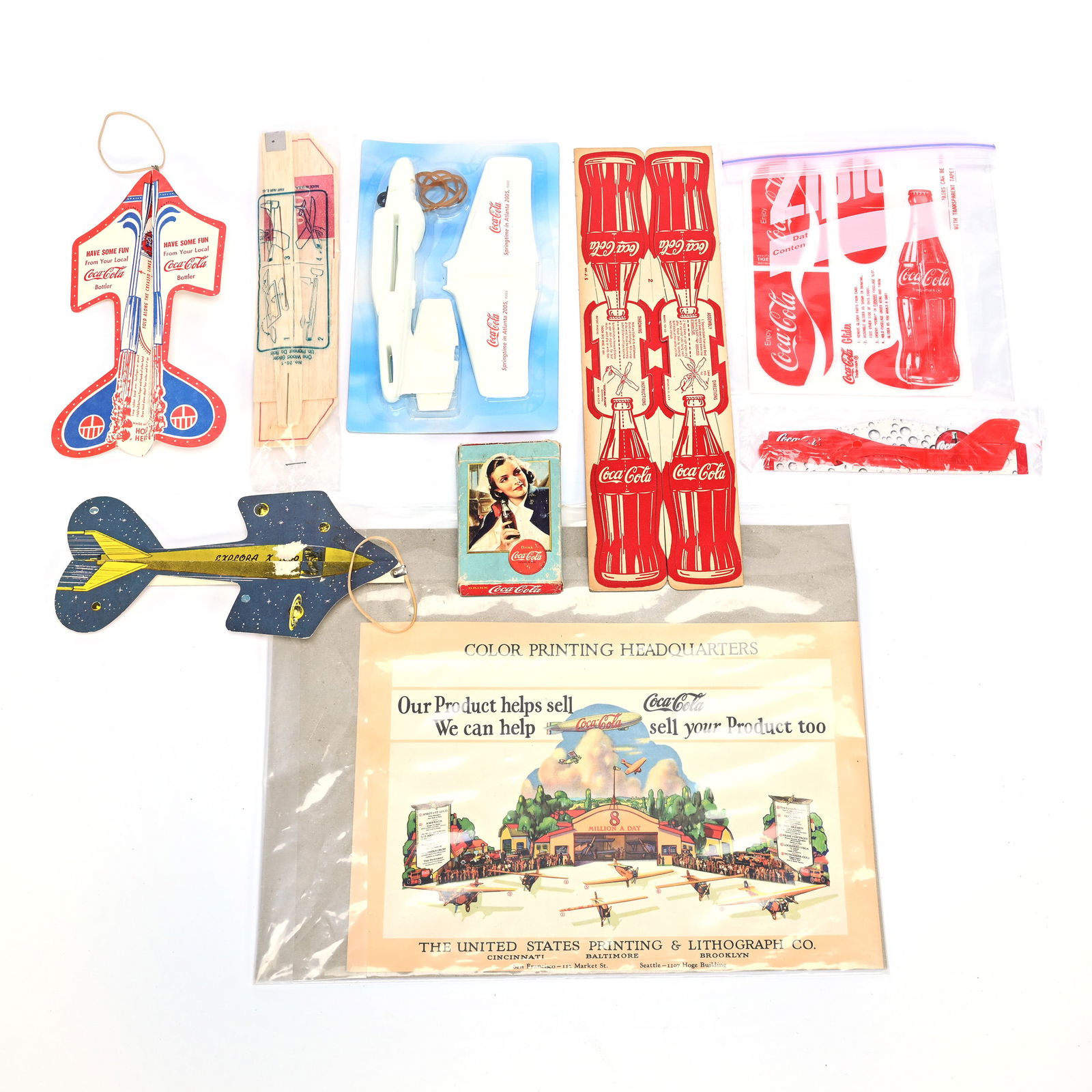 (9) Coca-Cola Airplane Related Items (1 of 4)
