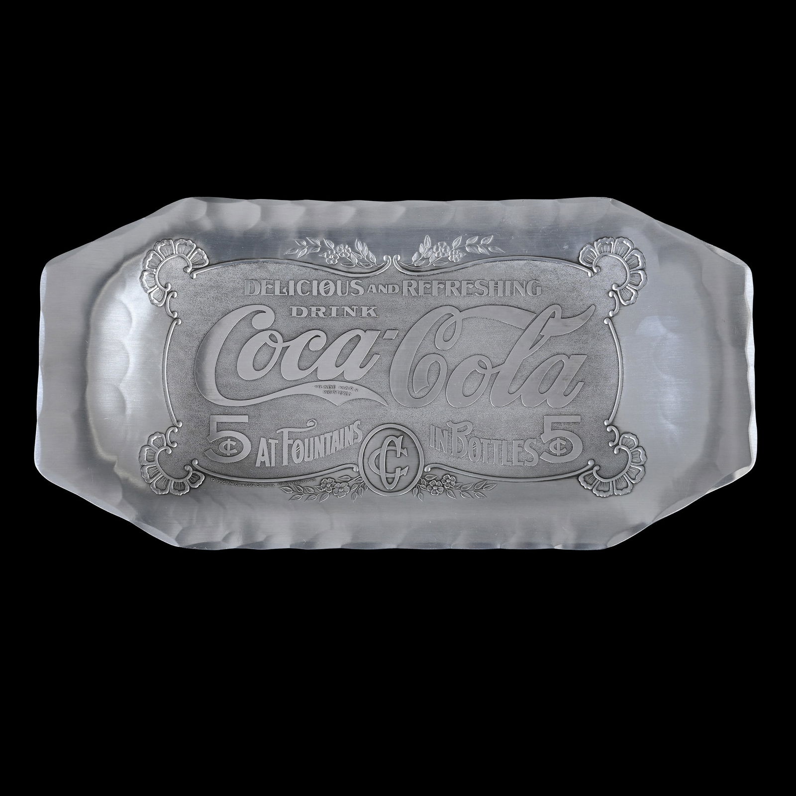 Coca-Cola Tray, Hand Forged Metal, Limited Edition (1 of 3)