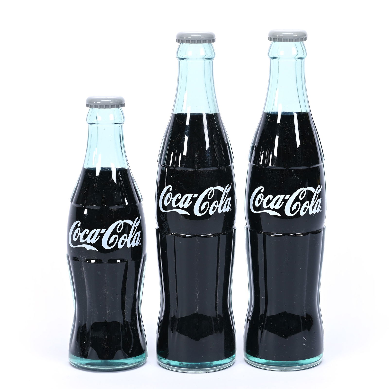 (3) Coca-Cola Bottle Door Handles, Plastic (1 of 2)
