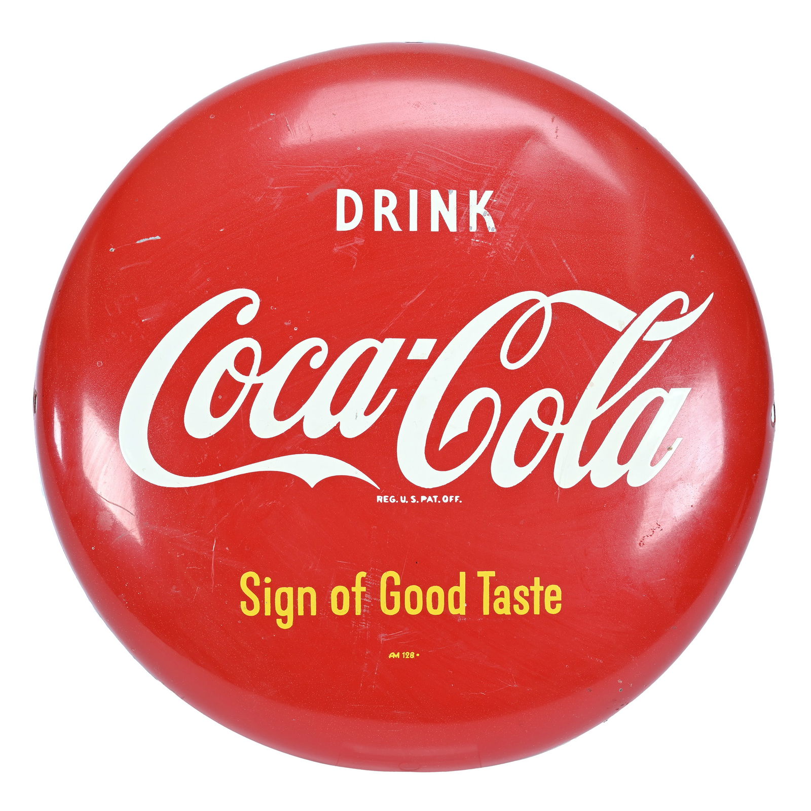 Coca-Cola Metal Red Button (1 of 2)