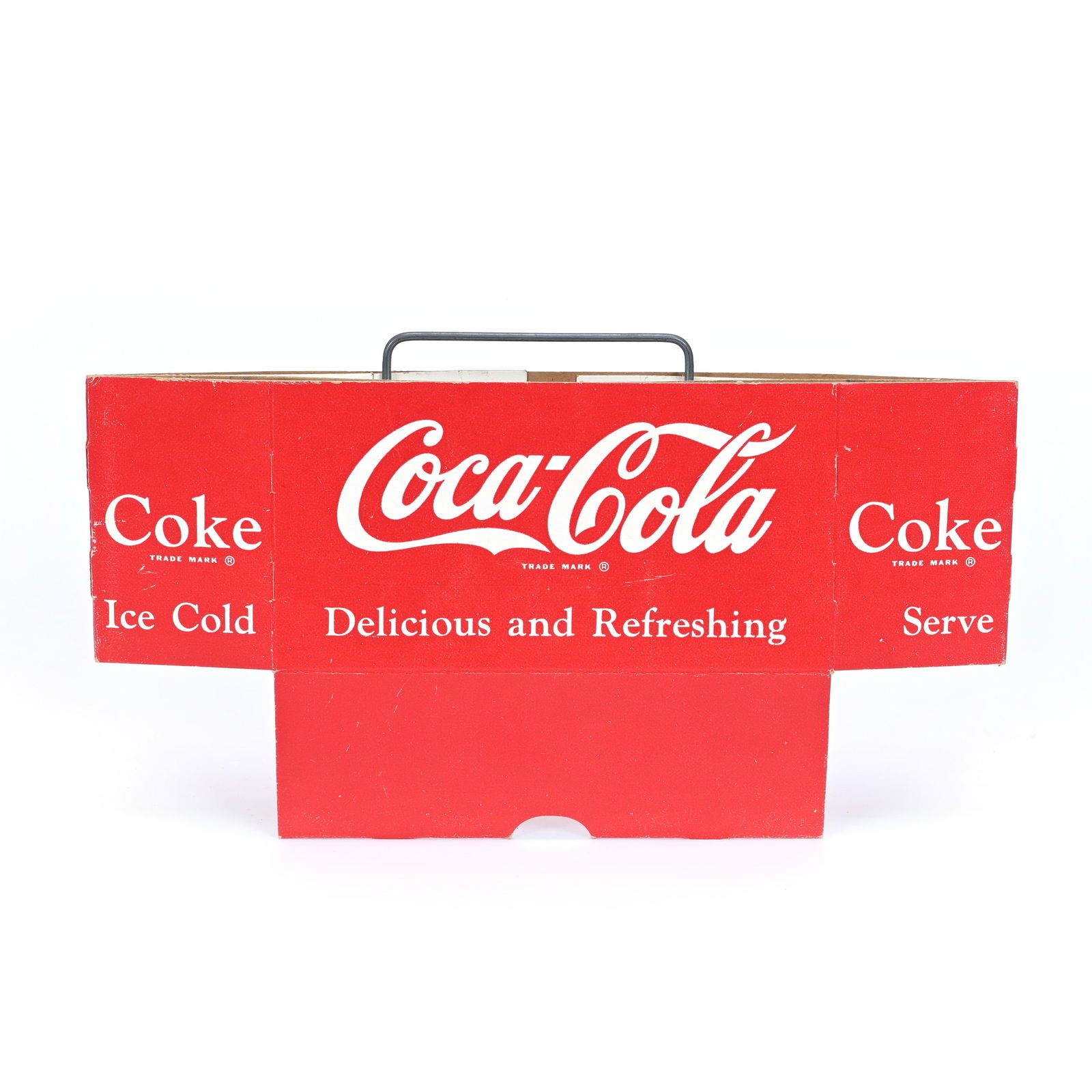 Coca-Cola NOS (New Old Stock) Six-Pack Carrier, Wire Handle, 1950's (1 of 2)