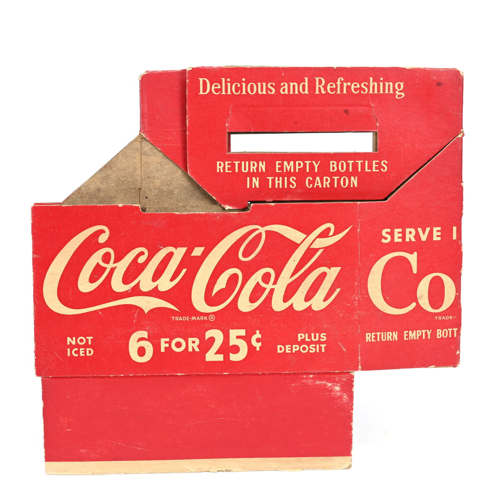 Coca-Cola 6-Pack Carrier, NOS (New Old Stock), 1950's (1 of 2)