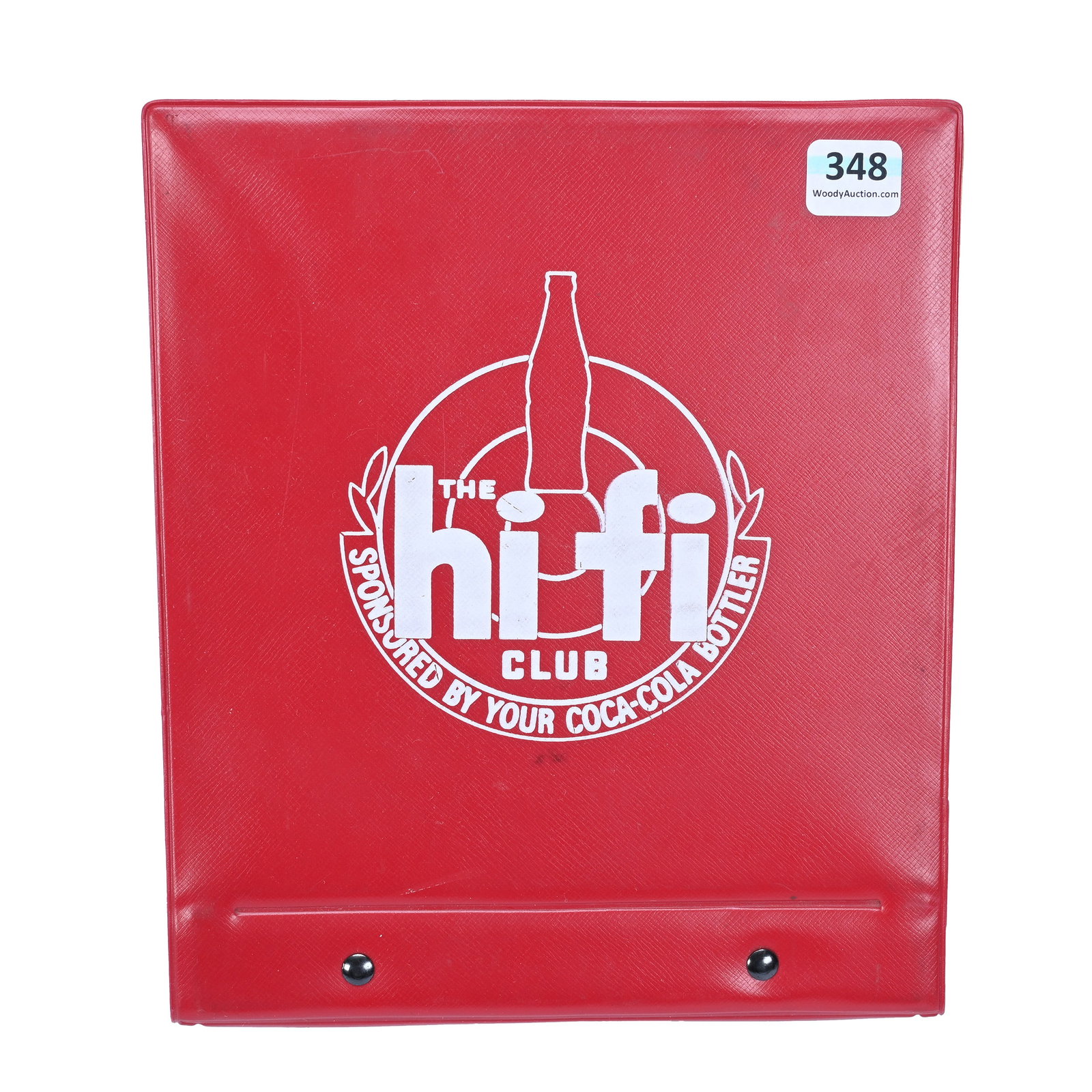 Coca-Cola Hi-Fi Record Holder Album: Coca-Cola Hi-Fi Record Holder Album, "Sponsored By Your Coca-Cola Dealer", Circa 1950's, Kansas Private Collection. UPDATED 5-28-24: Added Approximate Production Date, Changed Low And High Estimate.