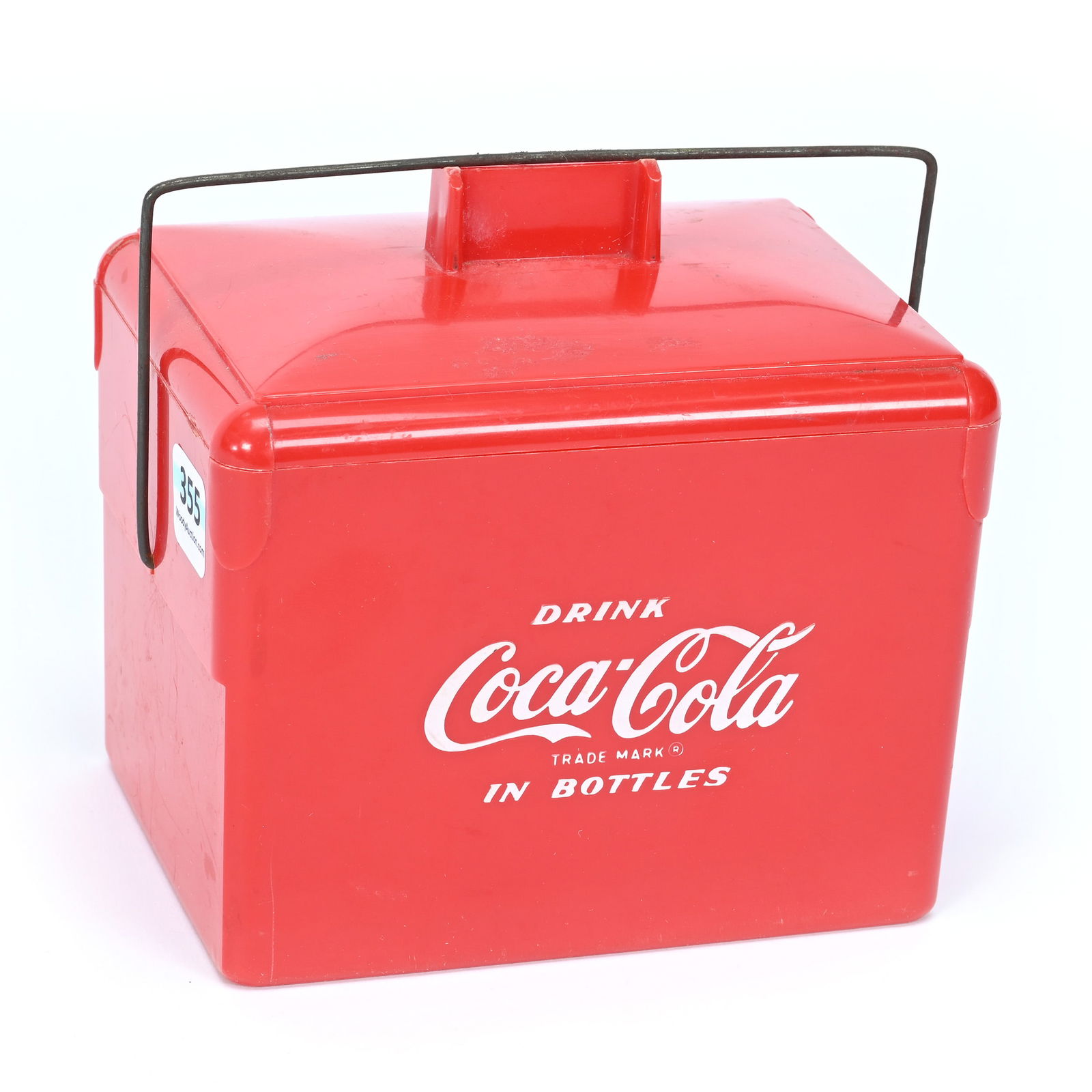 Coca-Cola Miniature Picnic Basket, 1950's (1 of 2)