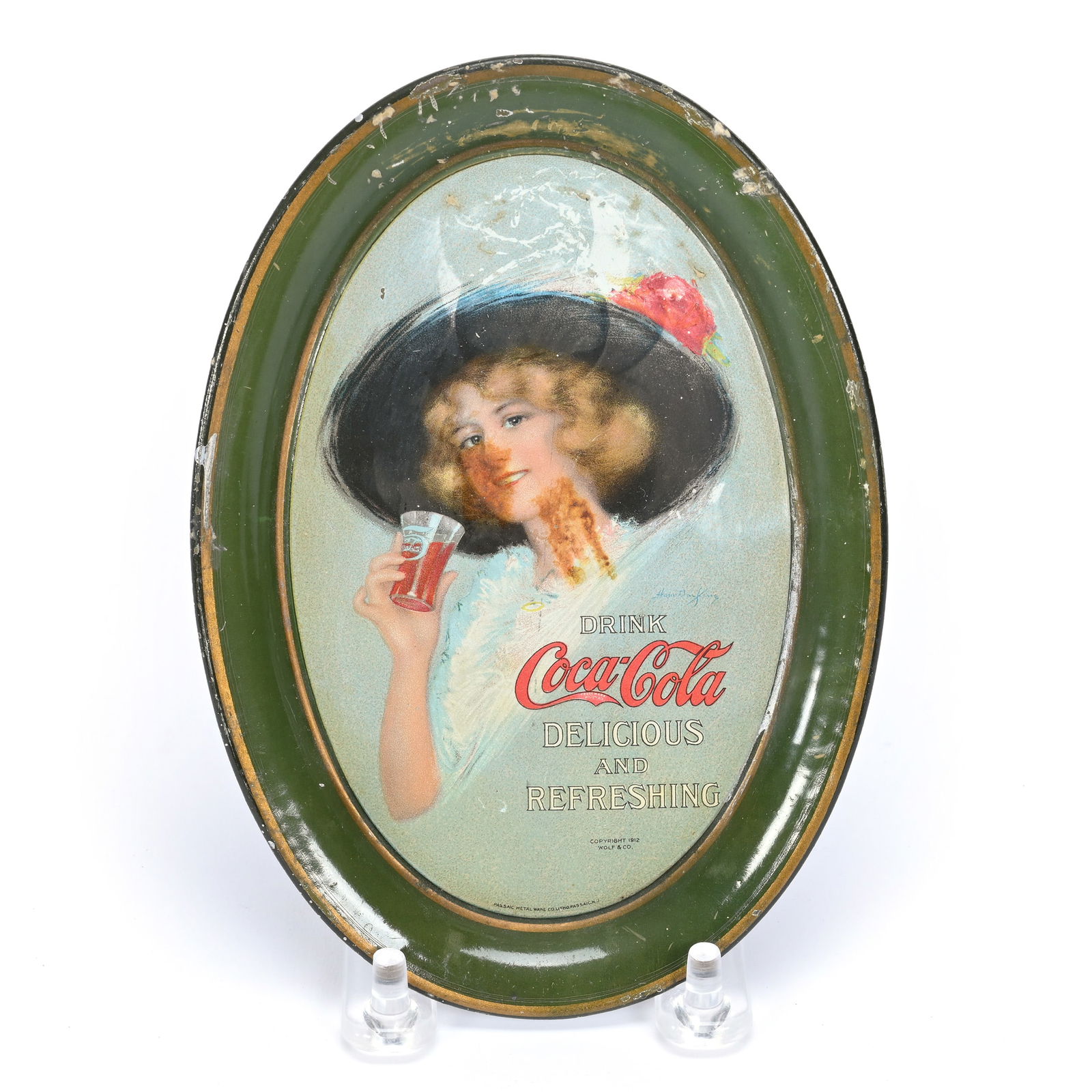 Coca-Cola Tip Tray, Circa 1912 (1 of 2)