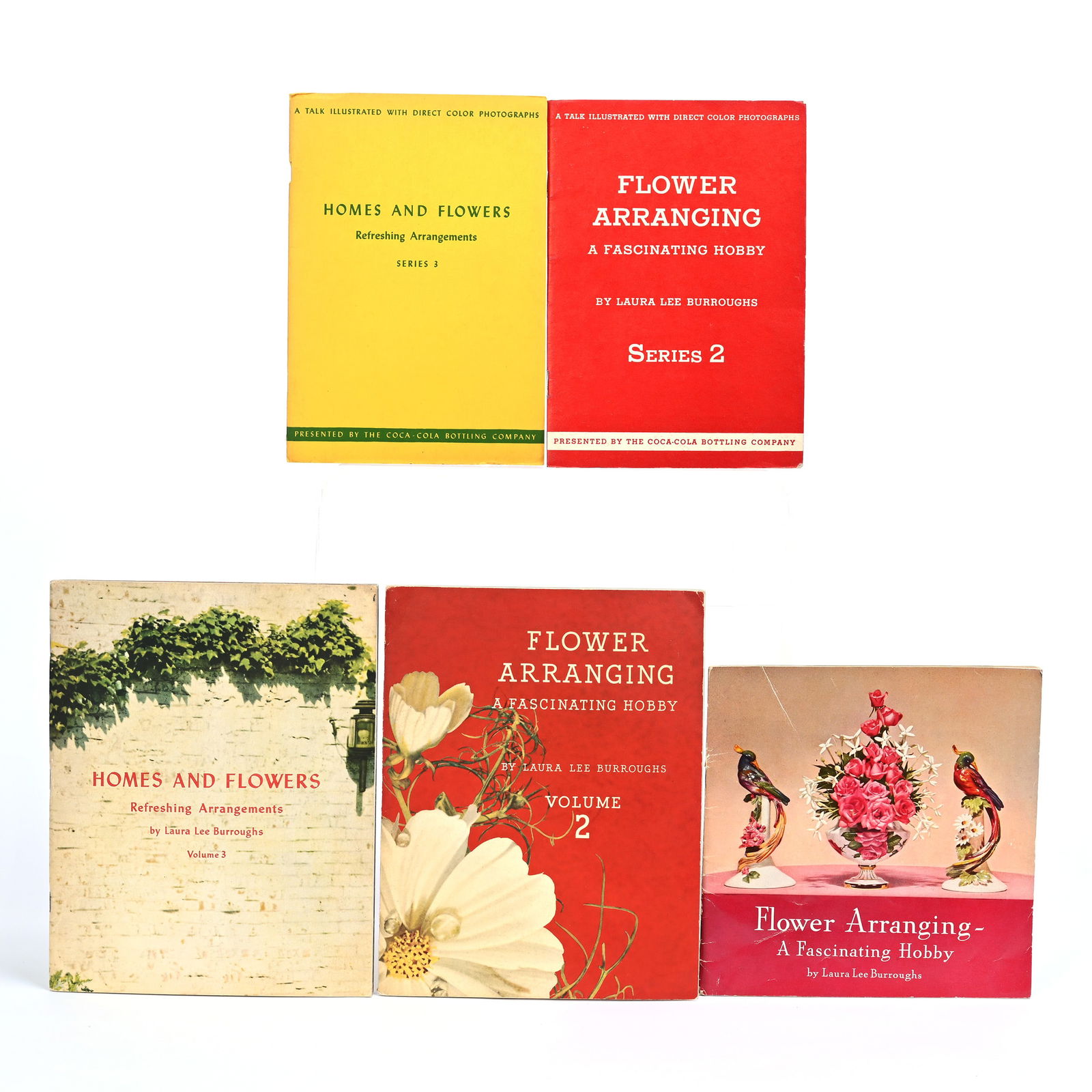 Coca-Cola (5) Booklets About Flower Arranging,1950's (1 of 2)