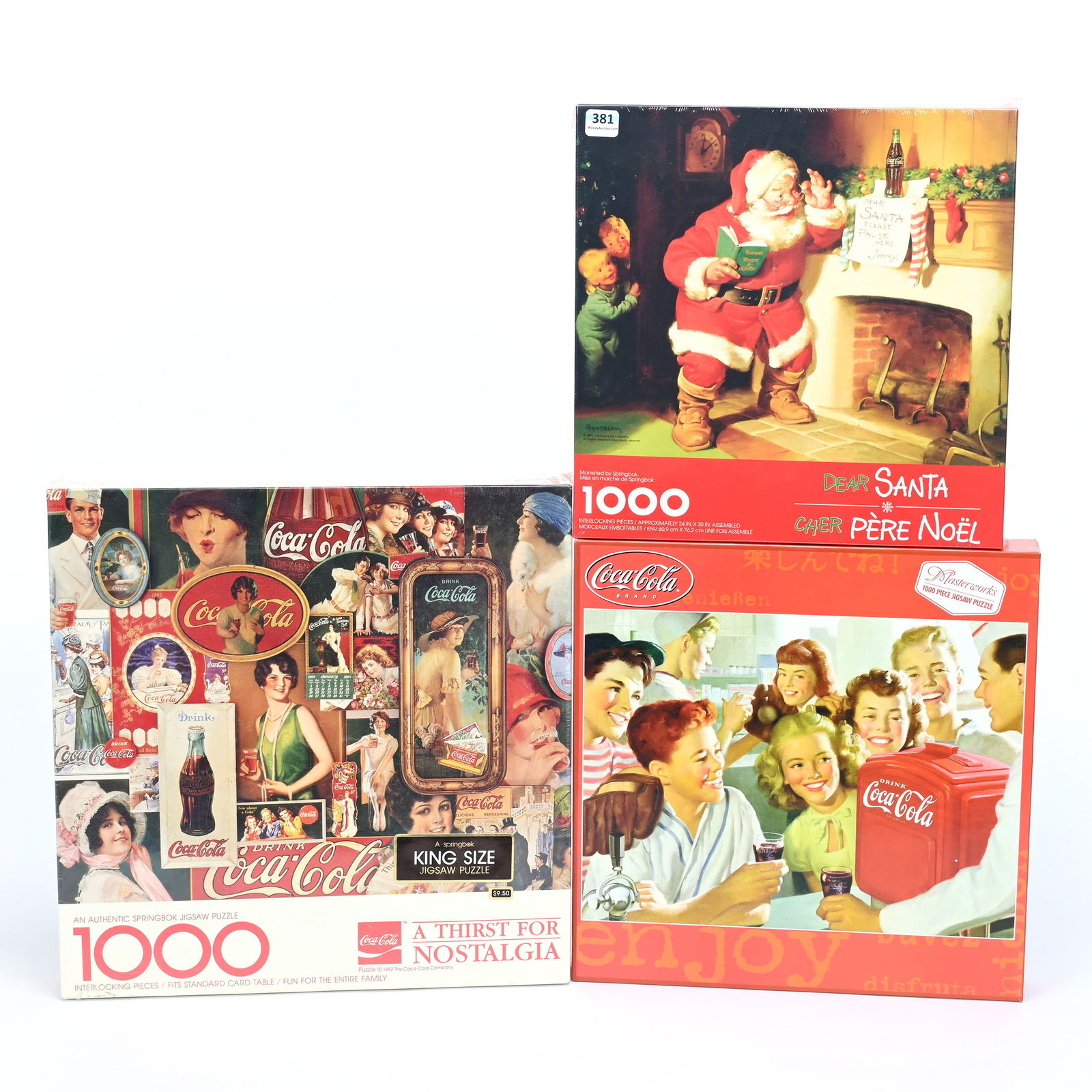 Coca-Cola 1,000 Piece Puzzles (3) (1 of 2)