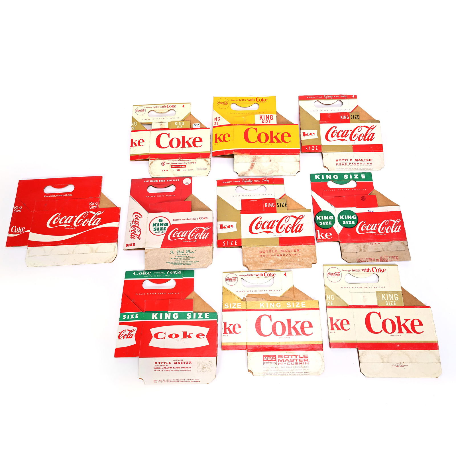 Coca-Cola Carriers (10) All Different (1 of 2)