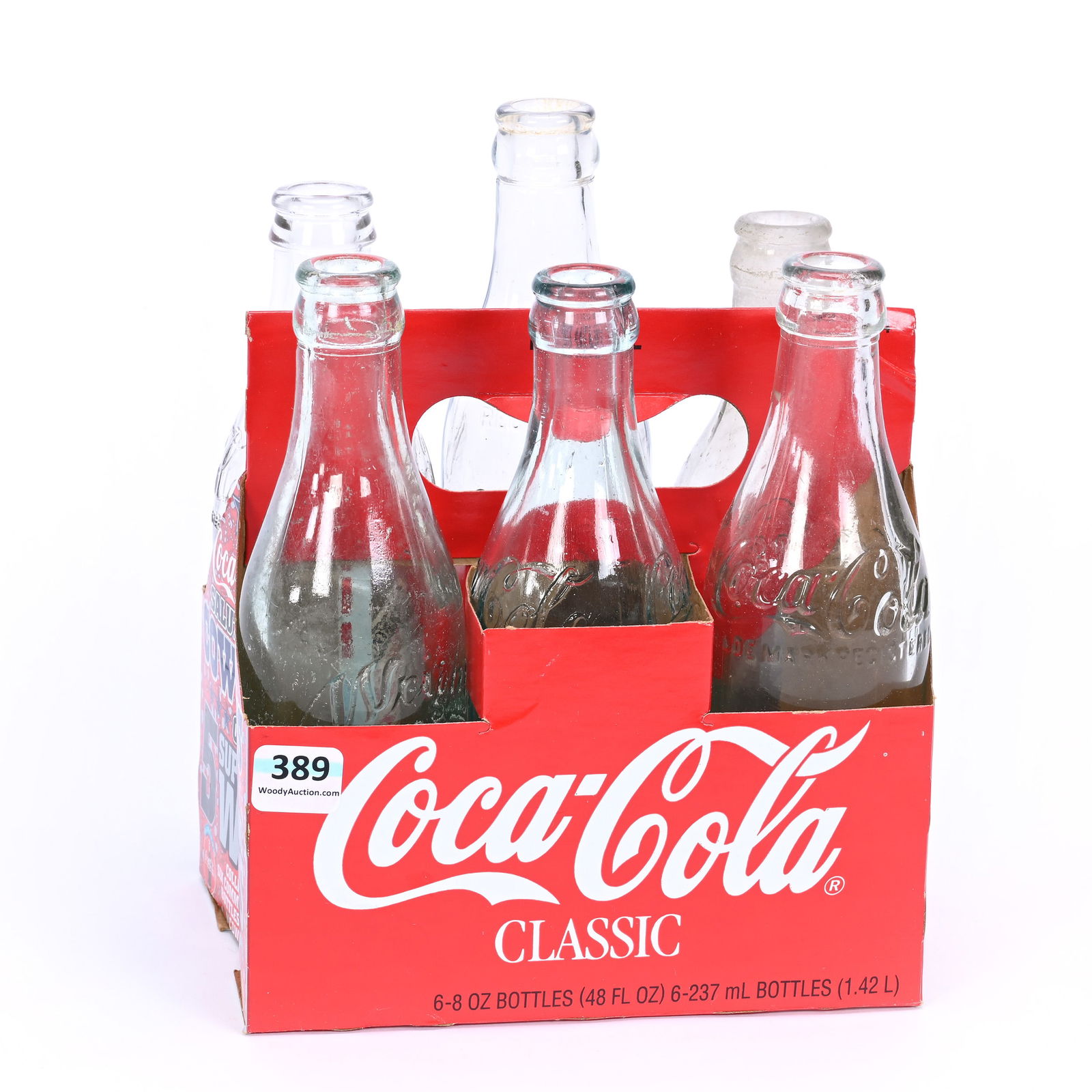 Coca-Cola Glass Bottles (6) With City Script (1 of 4)