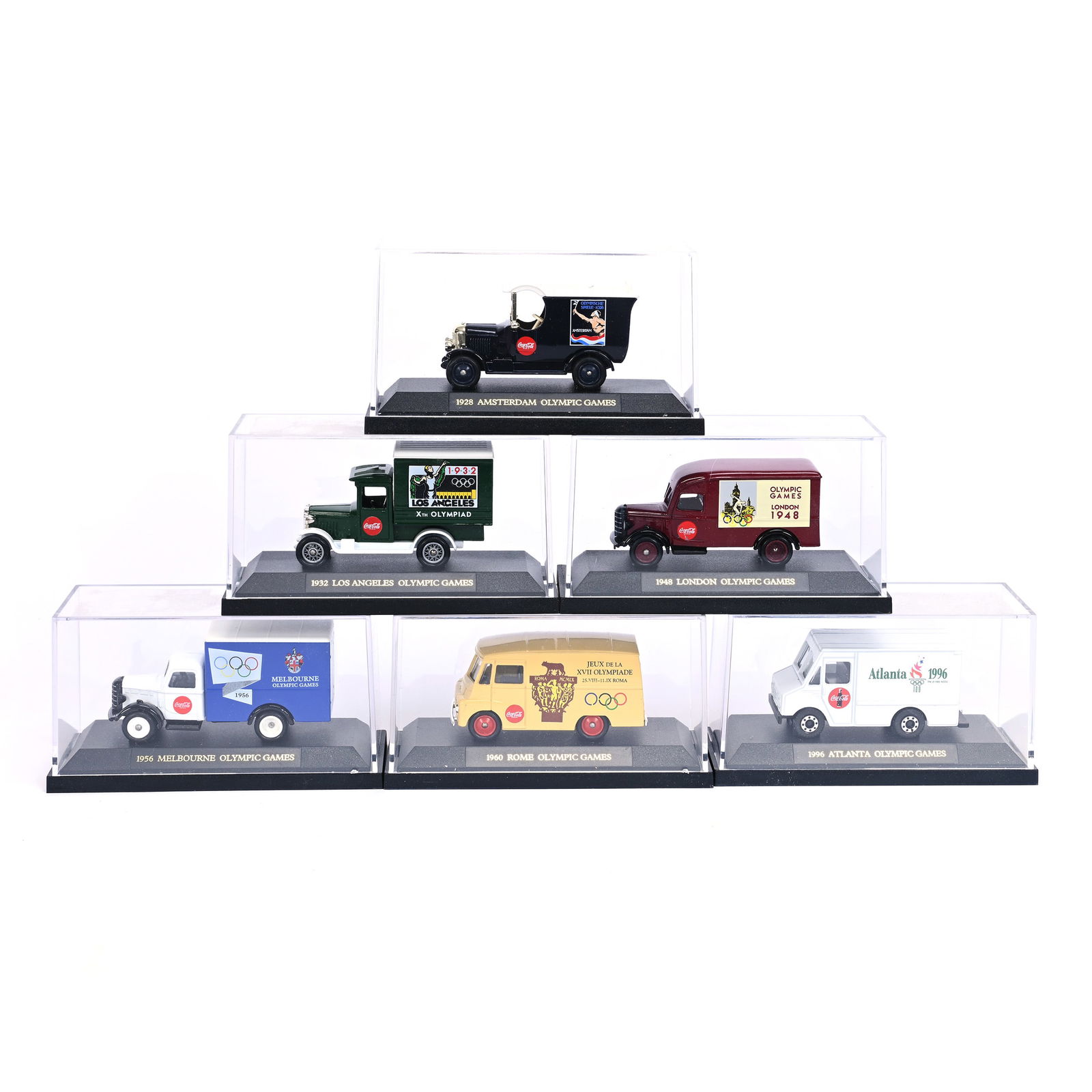Coca-Cola (6) Olympic Die Cast Souvenir Vehicles (1 of 3)