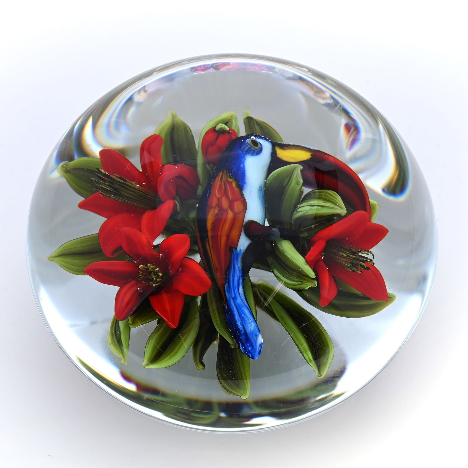 Paperweight, Studio, Signed Rick Ayotte, Dated 2004