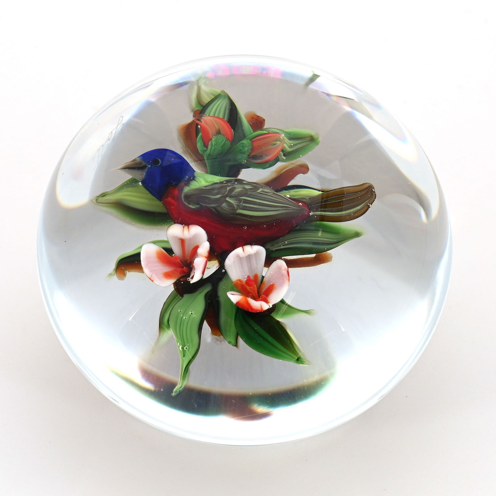 Paperweight, Studio, Signed Ayotte M-74 Dated 2000 (1 of 5)