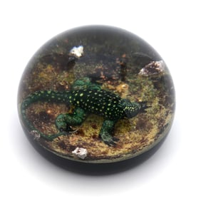 Paperweight, Studio, Signed Manson, Dated 1980