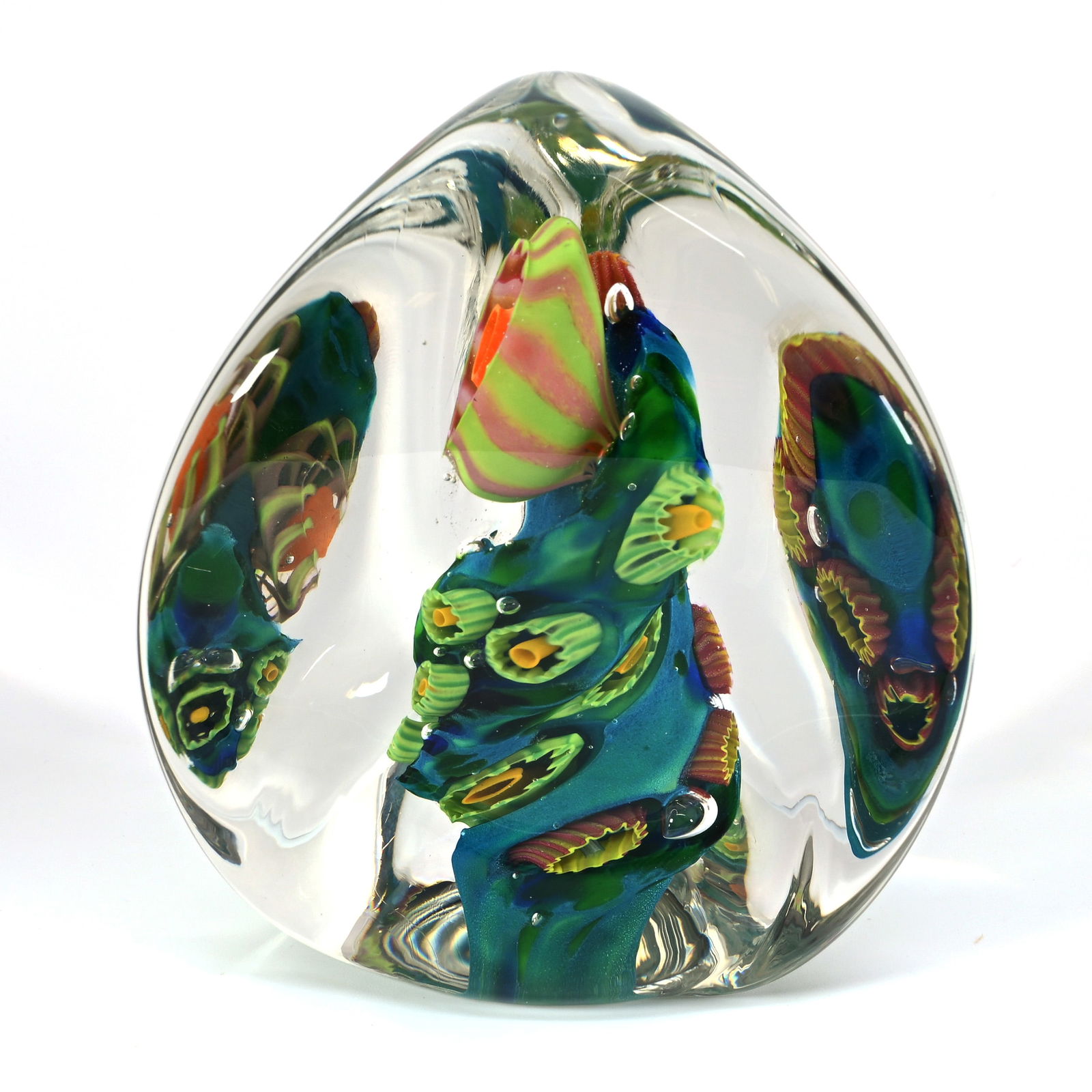 Paperweight, Studio, Signed Henry #313, Dated 1998 (1 of 4)