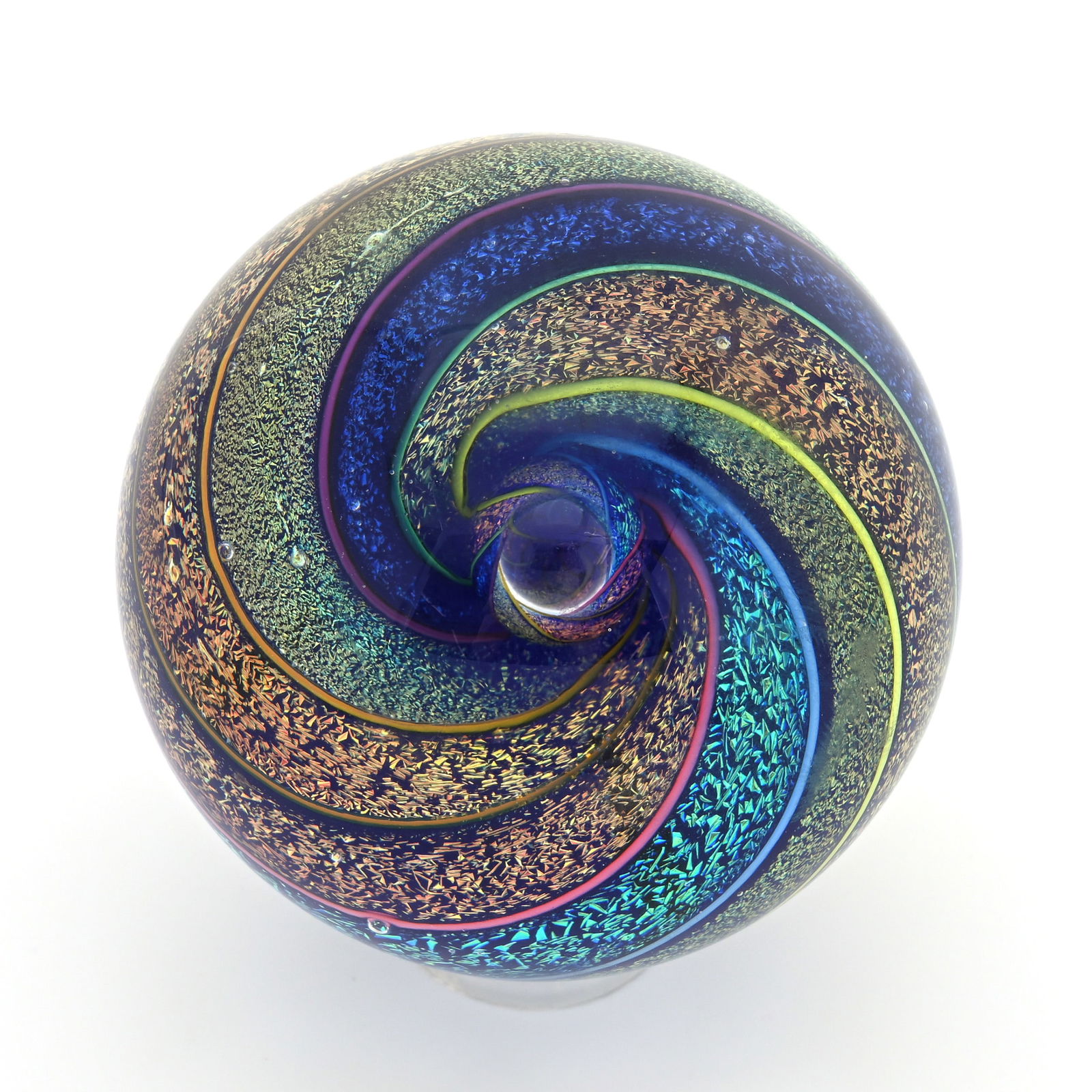 Paperweight, Studio, Signed G.E.S., Dated 1998 (1 of 3)