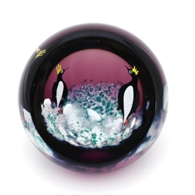 Paperweight, Studio, Signed Caithness