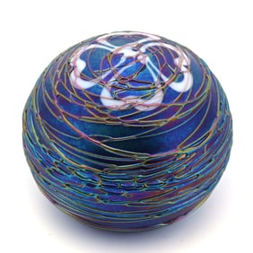 Paperweight Signed Crider (Terry Crider), Dated 1979