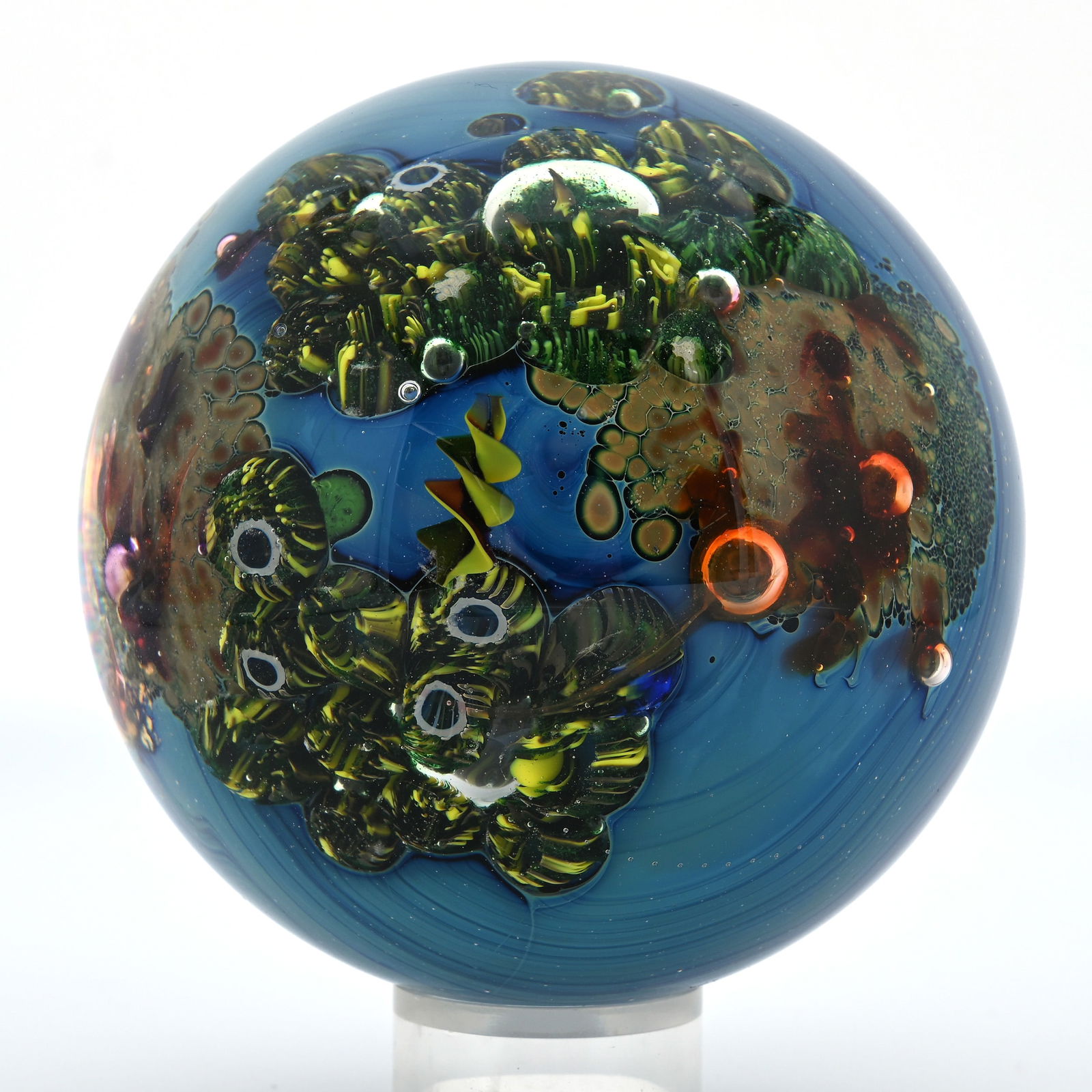 Paperweight, Studio, Signed Simpson, Dated 2000 (1 of 4)