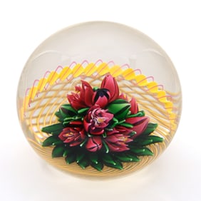 Paperweight Signed St. Louis, Dated 1997