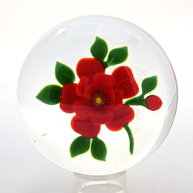 Paperweight, Studio, Signed Trabucco, Dated 1989