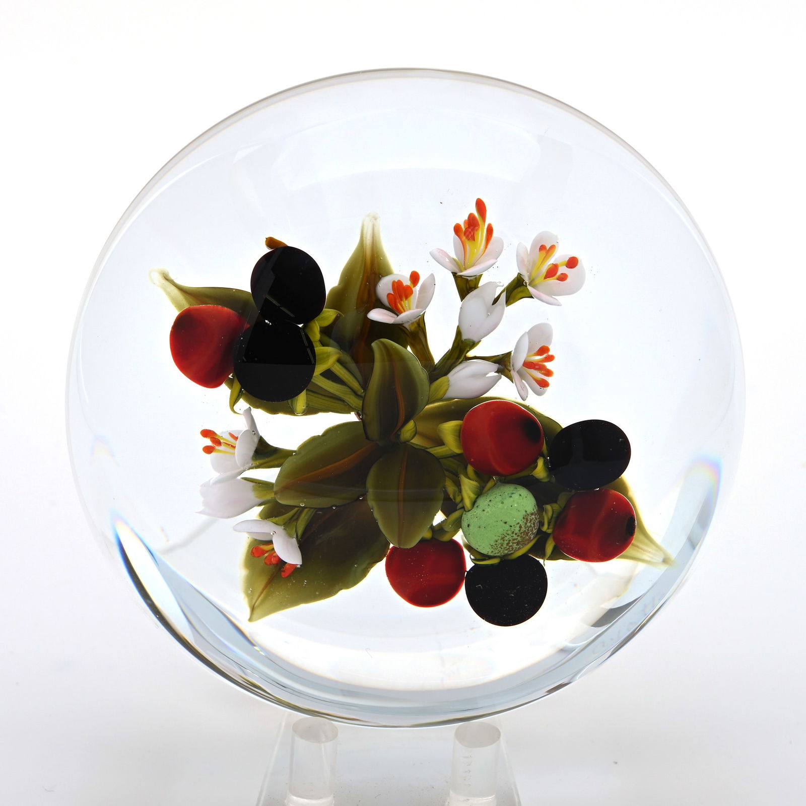 Paperweight, Studio, Signed Rick Ayotte, Dated 1992 (1 of 5)