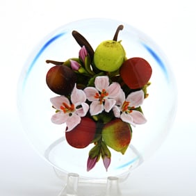 Paperweight, Studio, Signed Rick Ayotte, Dated 1991