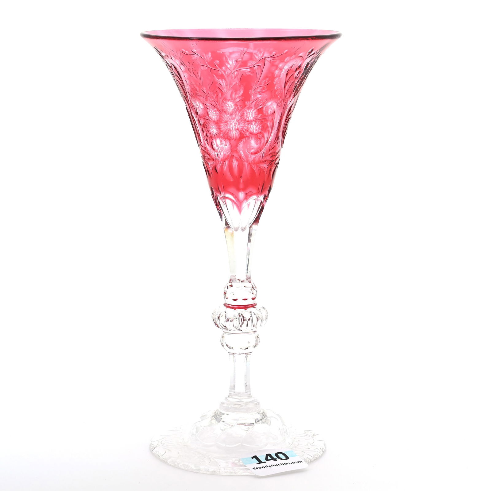 Sherry Stem, BPCG, Cranberry Cut To Clear (1 of 3)