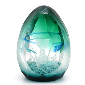 Paperweight Signed Caithness, Dated 2000