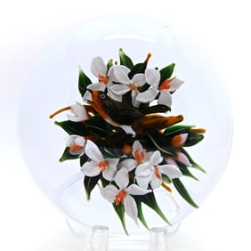 Paperweight, Studio, Signed Rick Ayotte, Dated 1996