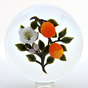 Paperweight, Studio, Signed Trabucco, Dated 1998