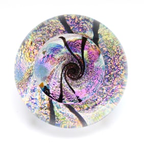 Paperweight Signed "GES" (Glass Eye Studio) 2006