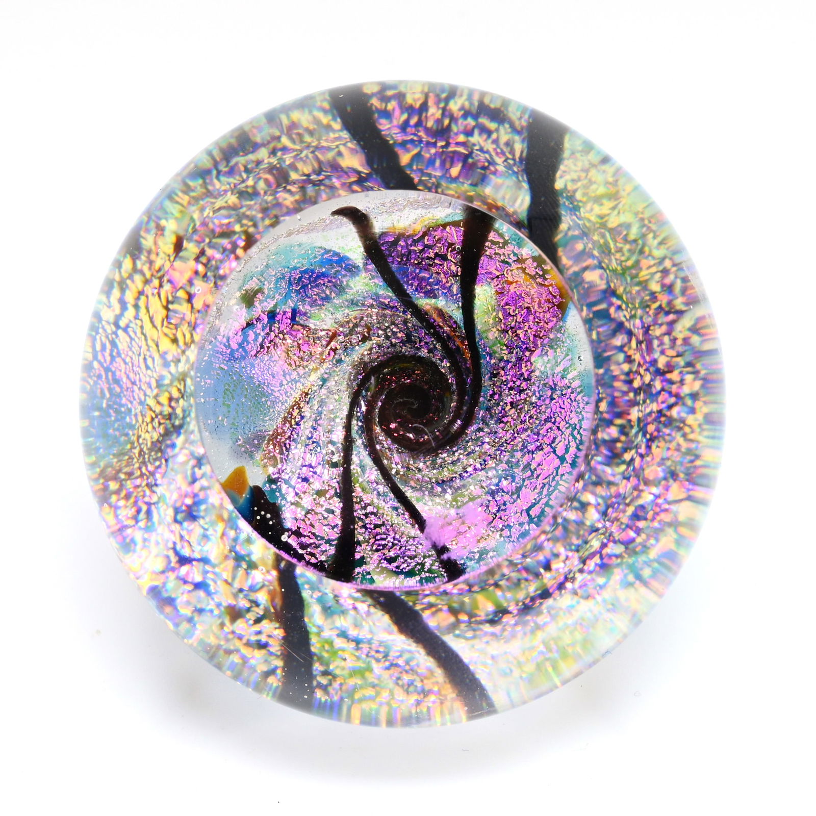 Paperweight Signed "GES" (Glass Eye Studio) 2006 (1 of 3)