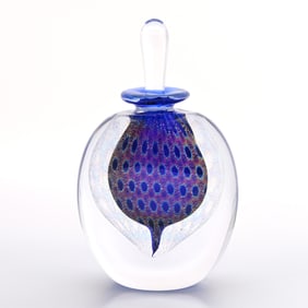 Paperweight Perfume Bottle Signed David New-Small