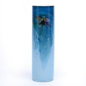 Cylinder Vase, Artist Signed & Also Marked "CCA"