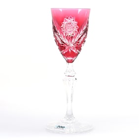 Wine Stem, BPCG, Cranberry Cut To Clear