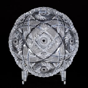 Bowl, American Brilliant Cut Glass