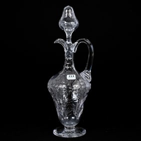 Pedestal Decanter, ABCG, Signed Sinclaire