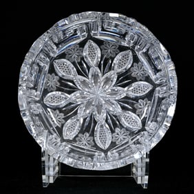 Bowl, ABCG, Signed Libbey Greek Key