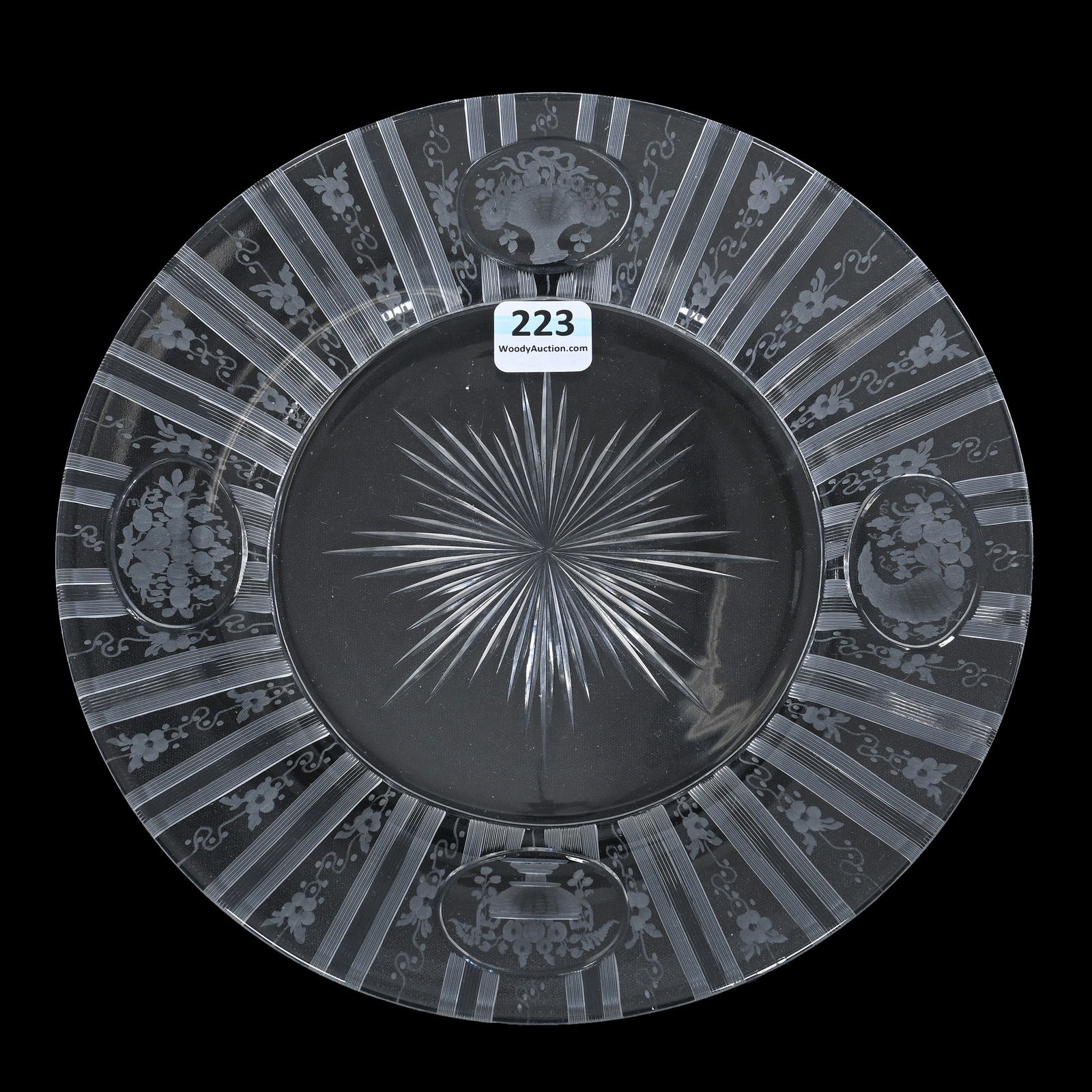 Luncheon Plate, ABCG, Millicent Pattern By Hawkes (1 of 2)