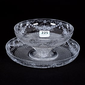 Sherbet/Underplate, ABCG, Signed Hawkes