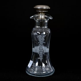 Vinegar/Oil Bottle, ABCG, Signed Hawkes