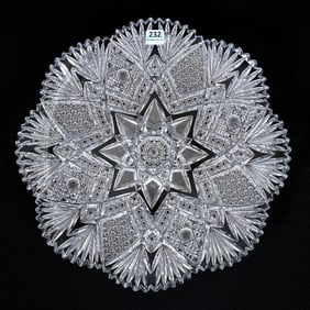 Round Tray, ABCG, Signed Libbey Imperial Pattern