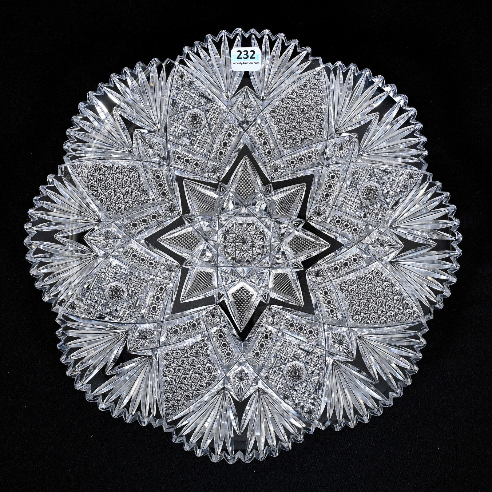 Round Tray, ABCG, Signed Libbey Imperial Pattern (1 of 2)