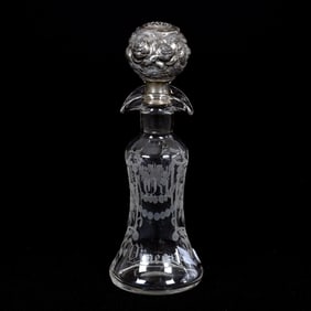 Vinegar/Oil Bottle, ABCG, Attributed To Hawkes