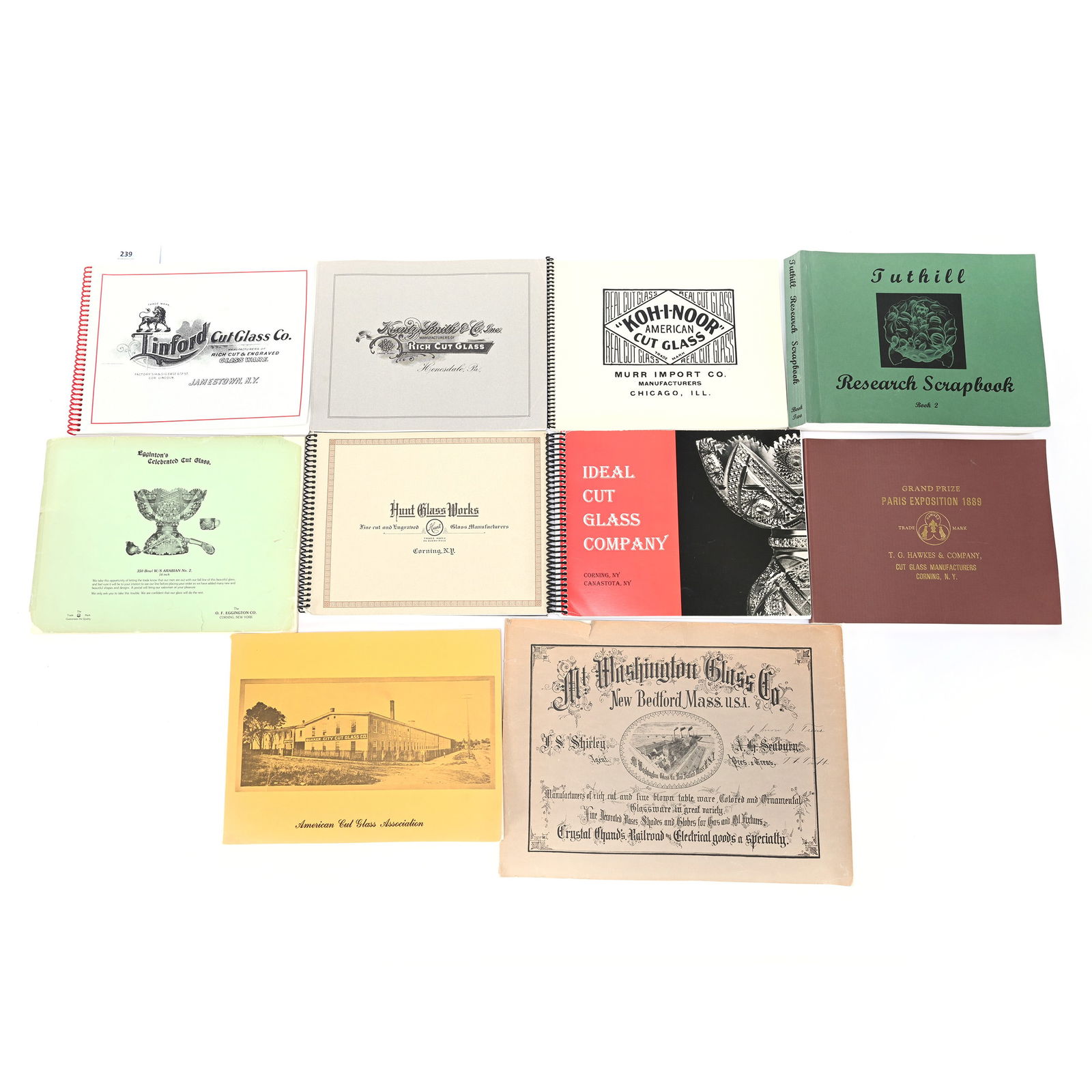 (10) American Cut Glass Assn. Catalog Reprints (1 of 4)