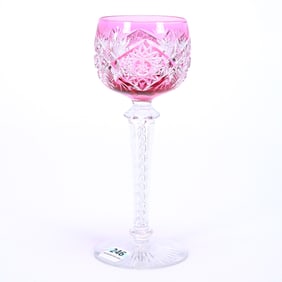 Wine Stem, BPCG, Cranberry Cut To Clear