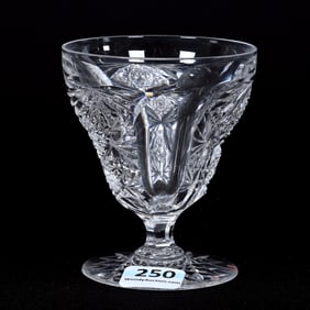 Pedestal Punch Cup, ABCG, Signed Hawkes