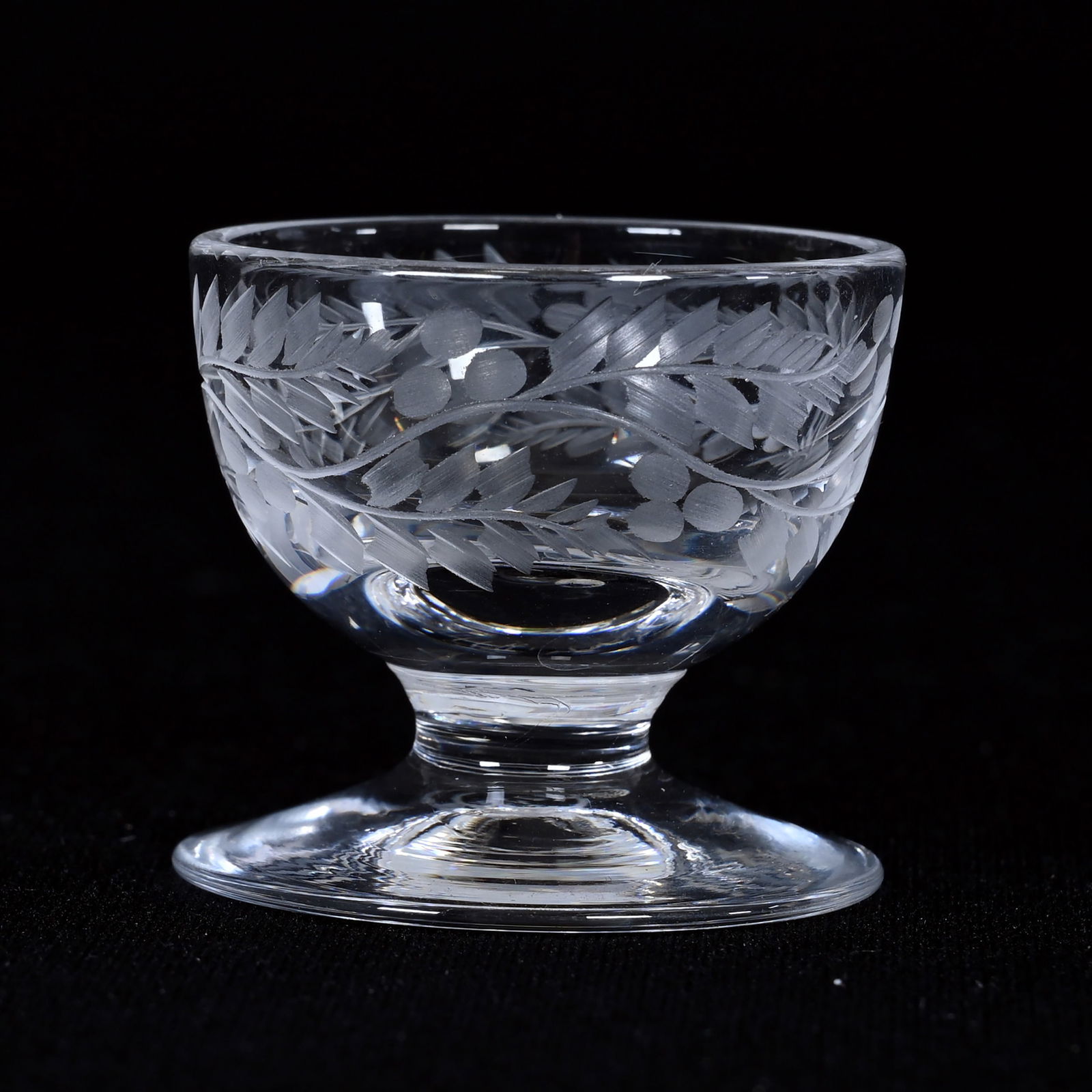 Pedestal Salt Dip, ABCG, Signed Libbey (1 of 3)